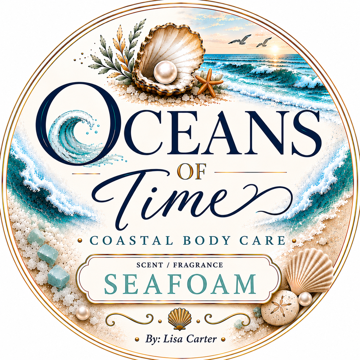Sea Foam Sea Salt Scrub – 8 oz