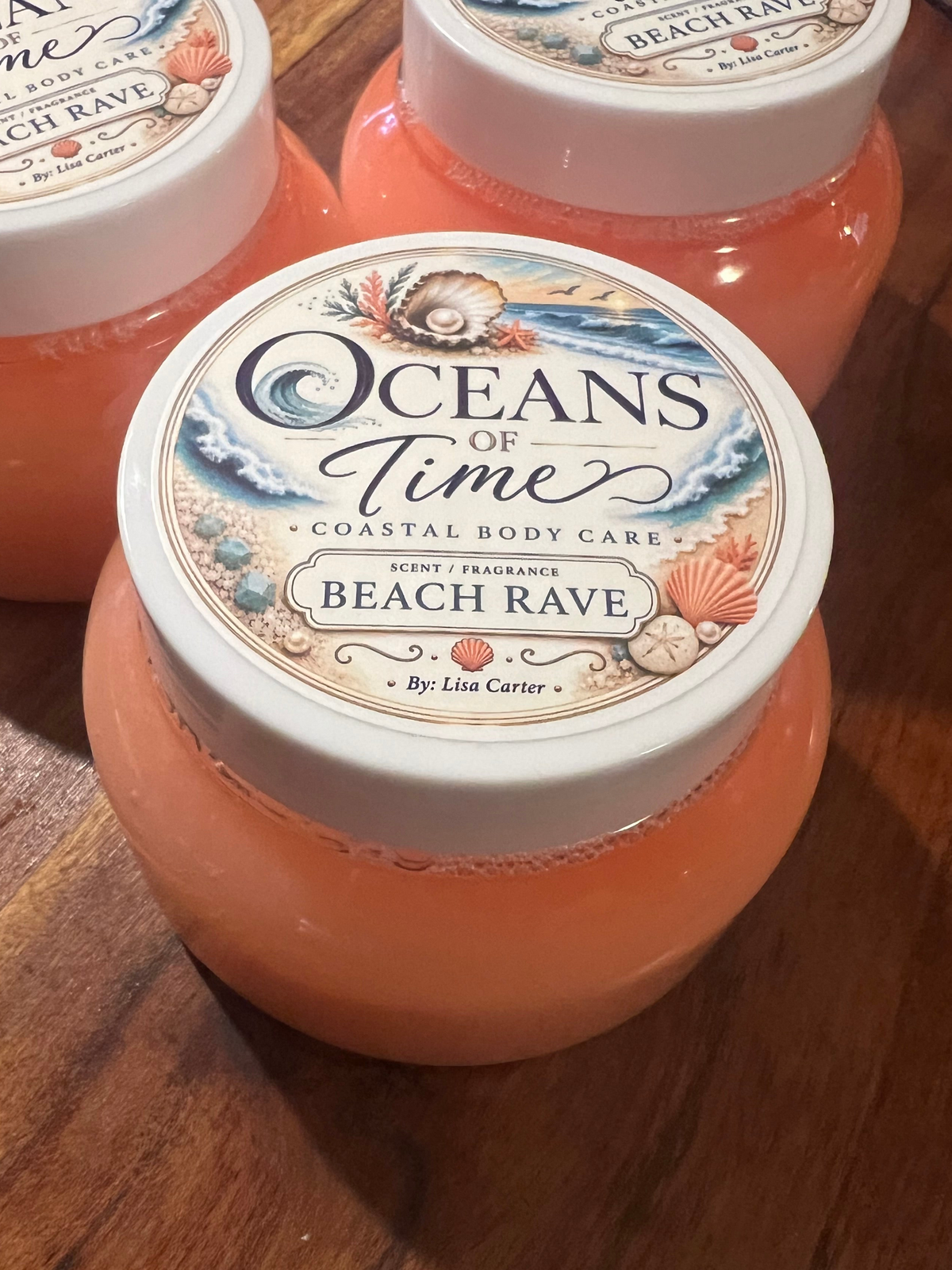 Beach Rave Sea Salt Scrub – 8 oz