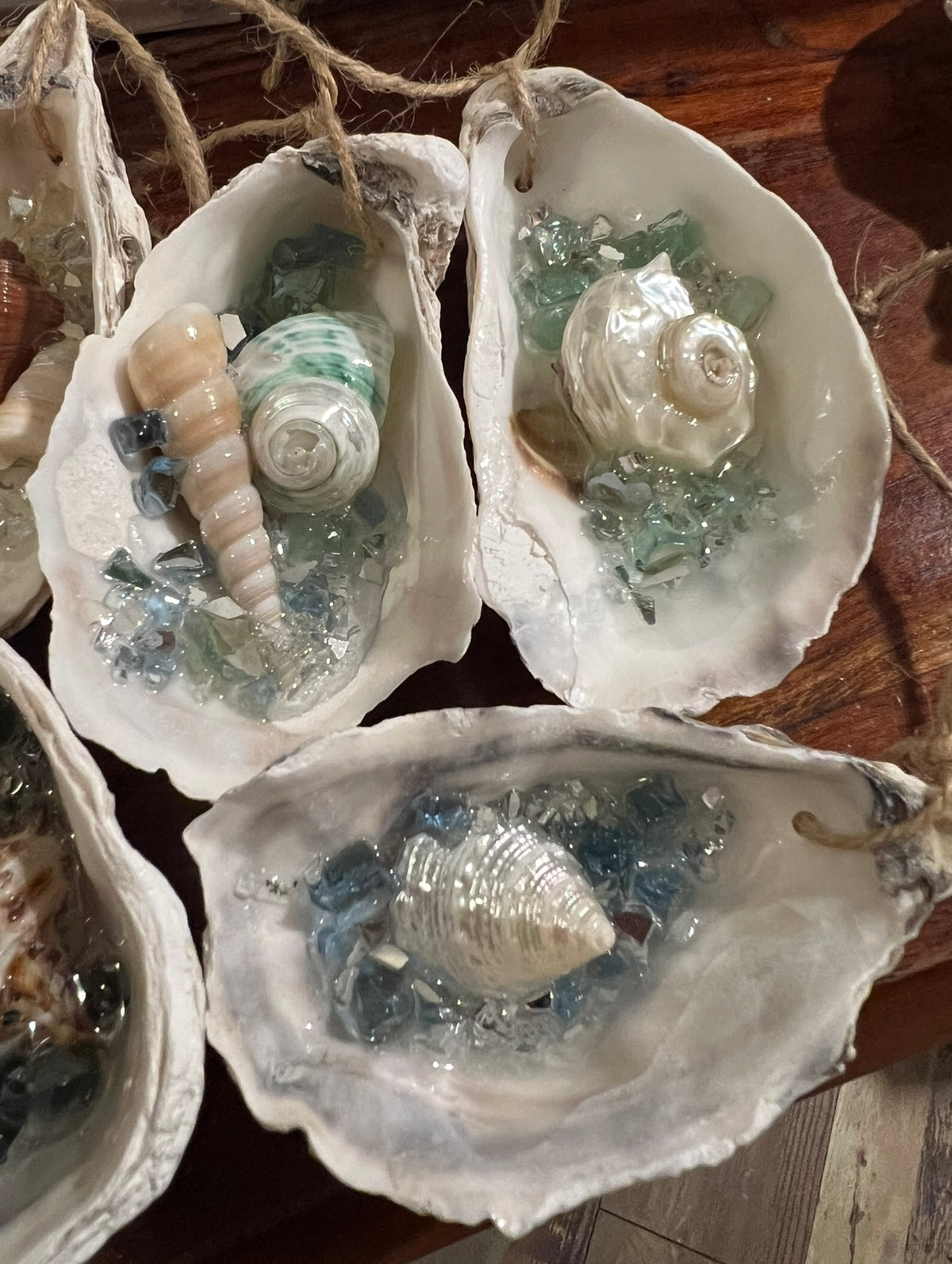 Fancy Oyster Ornaments
