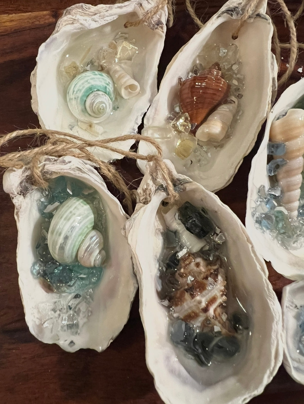 Fancy Oyster Ornaments
