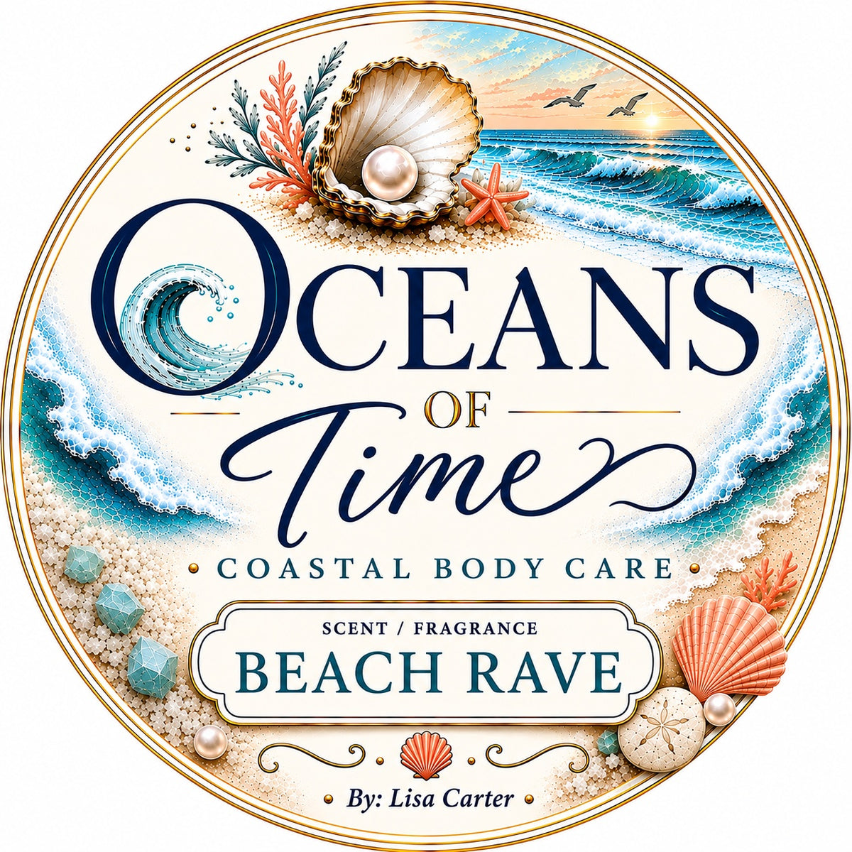 Beach Rave Sea Salt Scrub – 8 oz